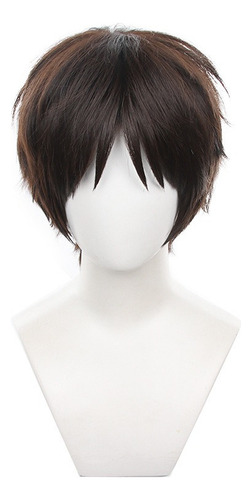 Attack On Titan Eren Jaeger Cosplay Peluca Pelo Halloween