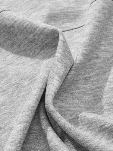 Sudadera Holgada Con Solapas Y Botones Para Hombre