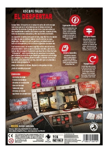 Imagen 4 de 4 de Escape Tales El Despertar Juego De Mesa