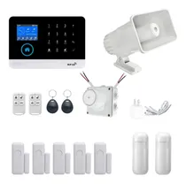 Comprar Alarma Wifi Sensores Seguridad Casa Negocio Sirena Exterior