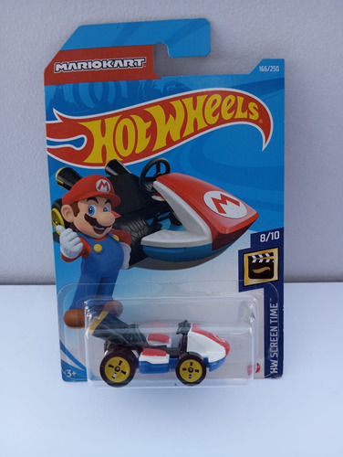 Hot Wheels Mario Bros Nintendo Kart Standar Kart 2021 Metal 