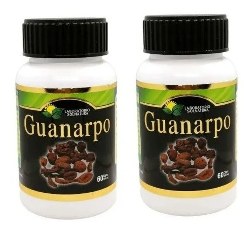 2 Frascos Guanarpo Viagra 60 C/u Capsulas Reforzadas