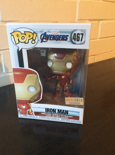 Funko Pop Iron Man 467 Avengers Endgame Exclusivo Box Lunch 