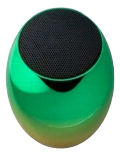 Caixinha Som Bluetooth Tws Metal Amplificada Mini Speaker 3w Cor Verde