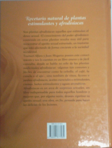 Afrodisiacos Recetario Natural De Plantas Estimulantes (Usado)