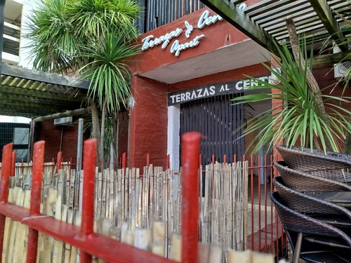 Promo Fin De Semana $ 3900 Zona Hotelera Aire Cable Terraza Techada Con Parrillero 2 De La Terminal Vista Lateral Playa