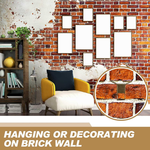 - 20 Ganchos De Pared De Ladrillo Colgar Interiores Y I...