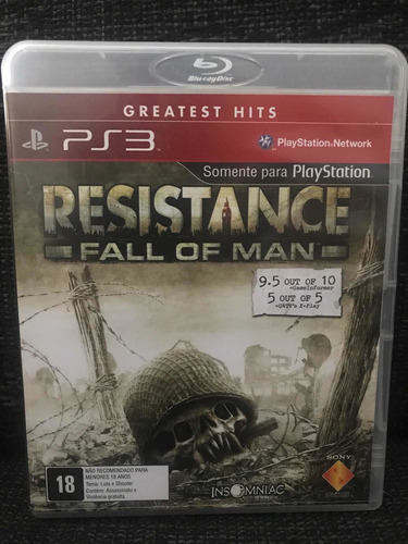 Jogo Resistance Fall Of Man Ps3 Play 3 - #frete Grátis #