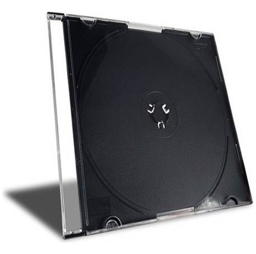 Caja Plástica Tapa Transparente Para Cd/dvd 10 Unidades 