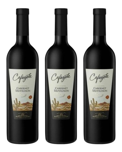 Cafayate Cabernet Sauvignon 750 Ml X3 Unidades Fullescabio