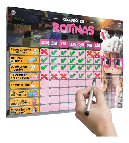 Quadro De Regras Infantil Educativo - Regras Com Caneta