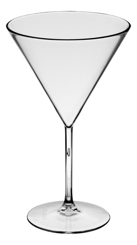 Taça Para Martini 260ml 24pçs Acrilico Elegante Resistente