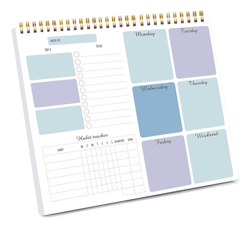 Planificador Semanal Libreta Cuaderno Organizador