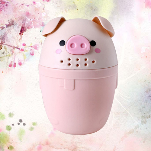 Cucharón Multiusos Para Bañarse Con Forma De Cerdo Rosa Con