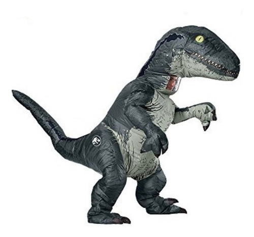 Disfraz Inflable Dinosaurio Raptor Divertido Para Adultos
