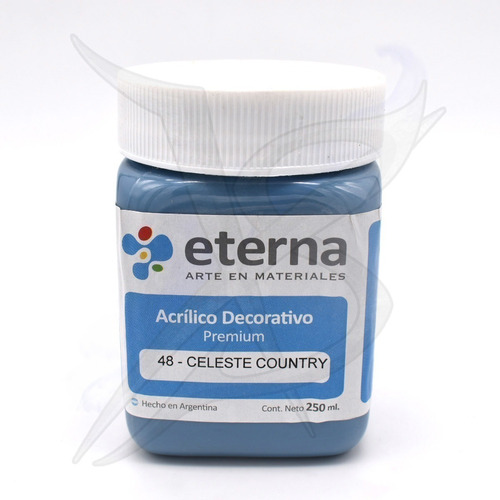 Acrilico - Eterna 250 Cc Celeste Country - Xion Store