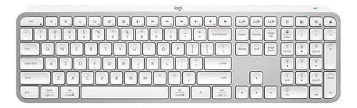 Teclado Logitech Mx Keys S Mult Usb Cinza Claro - 920-011564 Branco Inglês Us