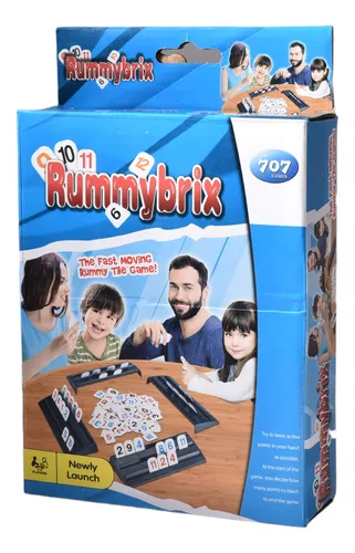 Mini Juego Mesa Clasico Logica Rummy Dim:19x15x4