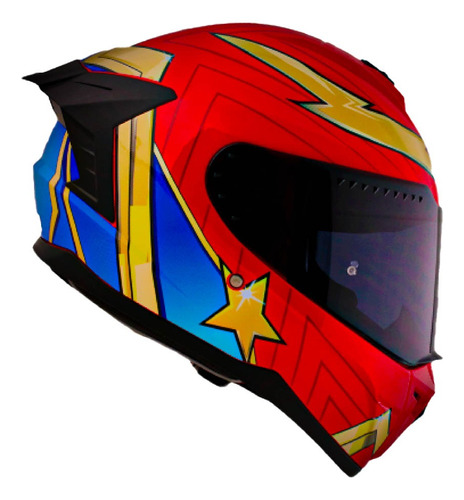 Casco Dc Integral E. Wonder Woman Certificado Dot Y Ece 2206