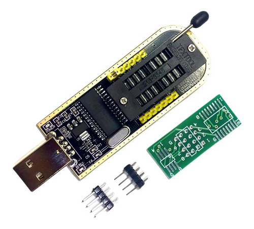 Programador Usb De Memorias Eeprom 24/25 Con Zocalo Zif Bios