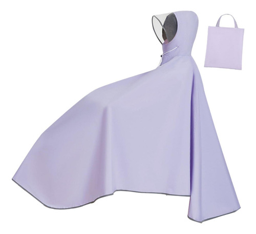 Poncho De Lluvia Para Bicicleta, Impermeable Con Capucha Par