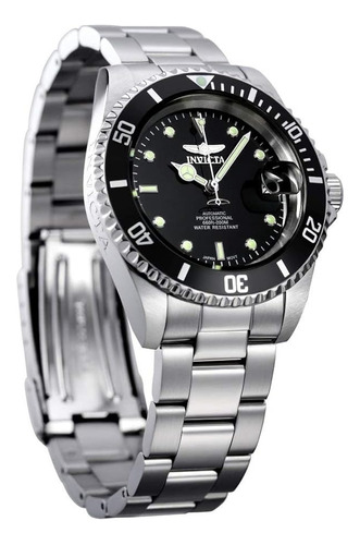 Reloj Invicta 89260b Pro Diver Hombre Acero Negro