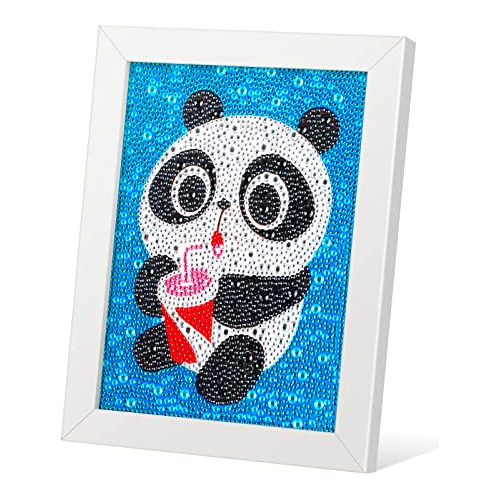 Easy 5d Panda Kit De Pintura De Diamante Niños Princip...