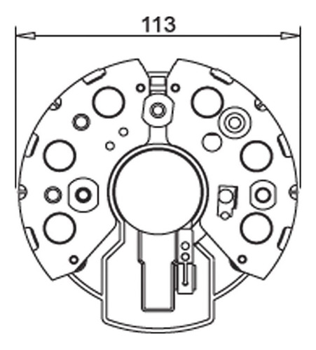 Conjunto Retificador 95a Mb Caminhõ Trato D30 Mf Ga1366