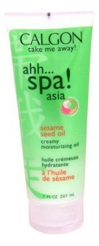 Crema Hidratante De Aceite De Sésamo Calgon Spa Asia 7oz