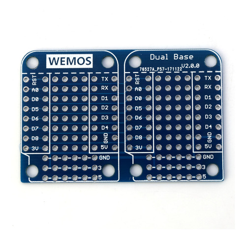 Wemos D1 Mini Doble Proto Shield