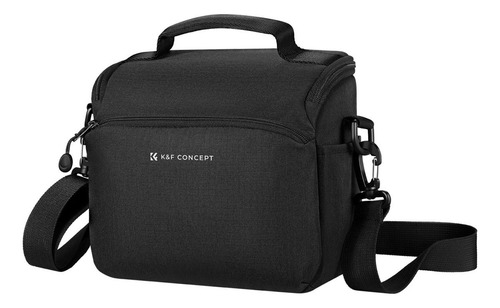 Bolsa K&f Concept Tiracolo 5l Para Câmeras Viagem - Kf13.179 Cor Preto