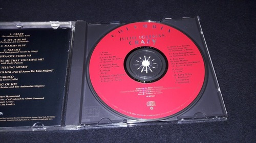 Cd Julio Iglesias - Crazy - Importado - Excelente Estado (Usado)