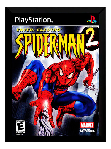 Quadro Decorativo Capa A3 33x45 Spiderman 2 Playstation 1