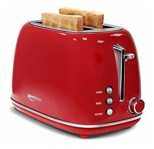 Toasters 2 Slices De Acero Inoxidable Retro Con Z5wz1