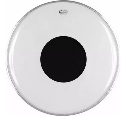 Parche Remo Encore Controlled Sound Clear 10¨ Color Negro