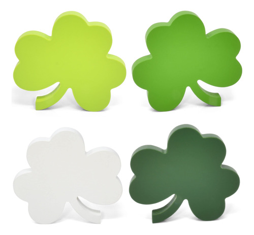 4 Decoraciones De Mesa De Madera Para El Dia De San Patricio