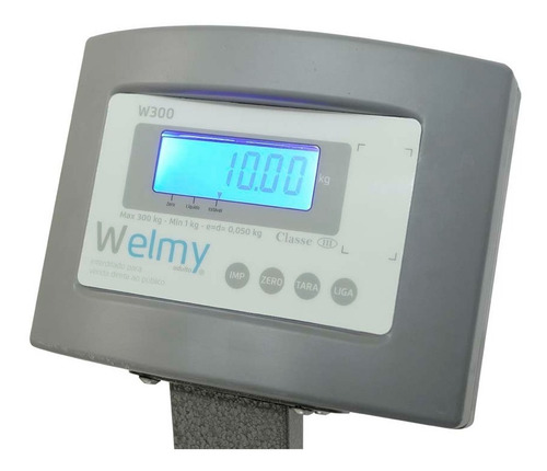 Imagem 3 de 4 de Balança Comercial W300 40x50 Lcd C/ Bat C/ Coluna E Grade