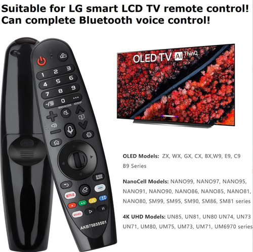 Voz Control Remoto Genérico Para Tv Modelo Genérico