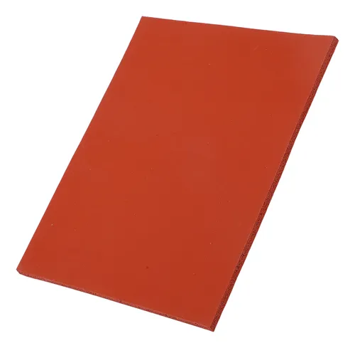 Protector De Mesa, 3 Unidades, Lámina De Silicona Roja, Resi