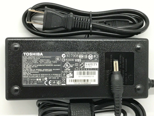 Cargador Toshiba Satellite 1110 1900 P10 P850 L305d S75 120w