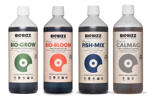Biobizz Fertilizante Bio Grow Bio Bloom Fishmix Calmag 500cc
