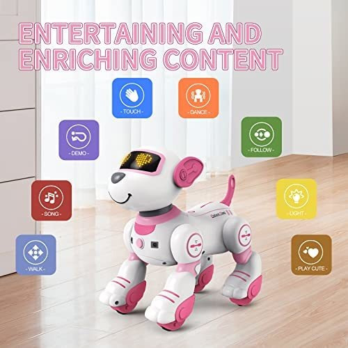 Robot De Control Remoto Para Perros, Juguetes Para Niñas De