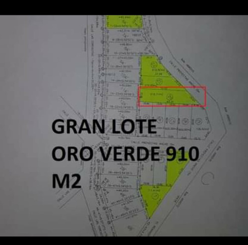 Amplio Lote A La Venta En Oro Verde!!