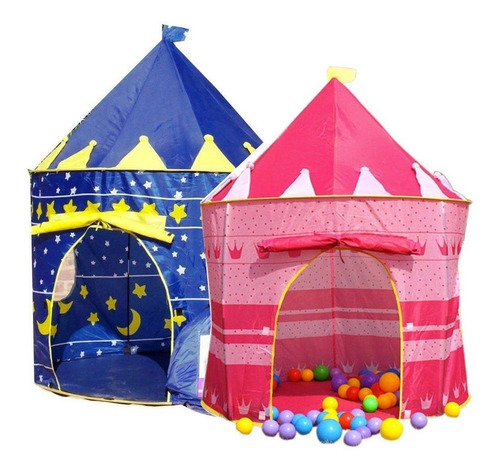 Imagen 3 de 7 de Carpa Infantil Niña Castillo De Princesa Castillo Magico