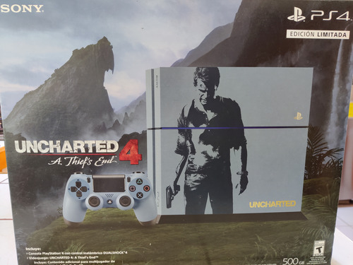 Playstation 4 Edicion Uncharted 4 Disco 1 Tb Firmware 5.05