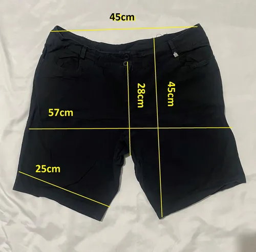 Bermudas negras hotsell