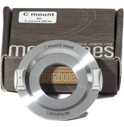 Metabones C-mount Lens A Sony Nex Camara Lens Mount  (chrome
