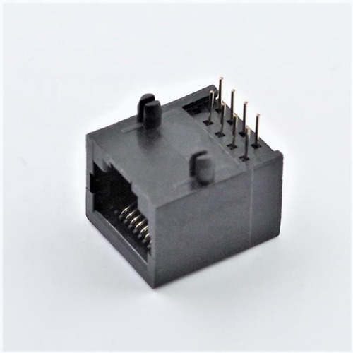 Conector Rj45 8-pin 90 Grados Socket Plastico Pcb Lan