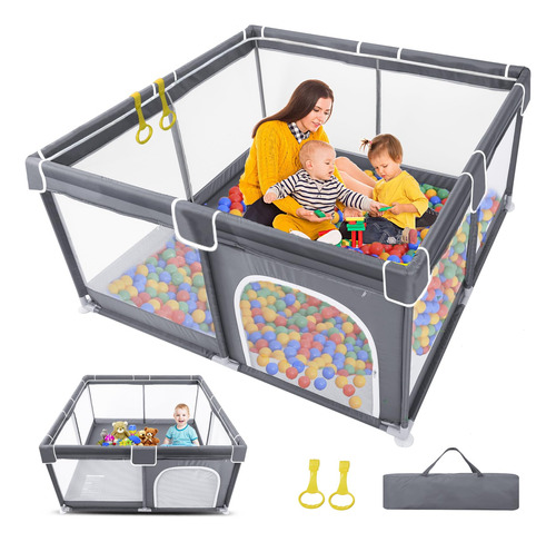 Grobeybees Baby Playpen For Toddler And Babies, Baby Playar.