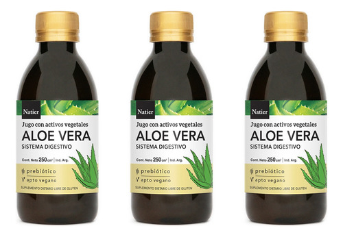 Aloe Vera Bebible Formula Digestivo Natier X 250 Cm3 X3 Un